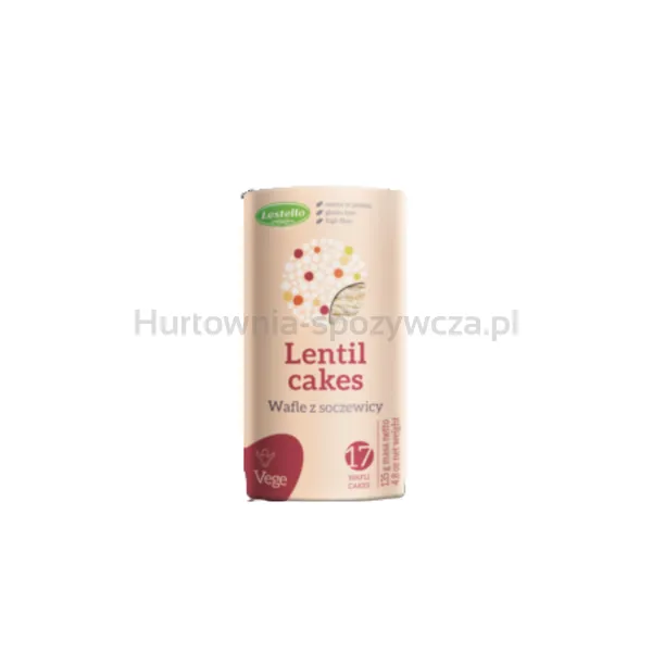 Lestello wafle z soczewicy 135g