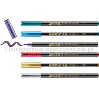 Edding Pisak z końcówką pędzelkową e-1340 6 szt., mix kolorów metalicznych  - 2