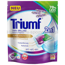 Truimf 18szt Farb-Brillanz Kapsułki Do Prania tkanin kolorowych 2w1