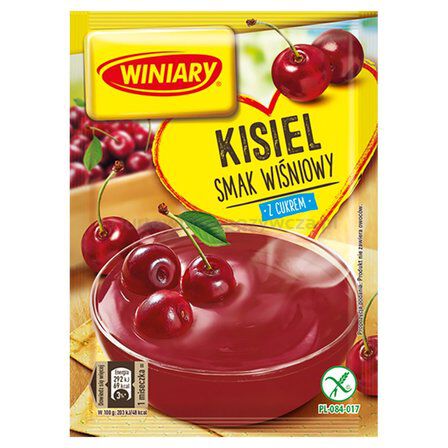 Winiary Kisiel Z Cukrem Wiśniowy 77G