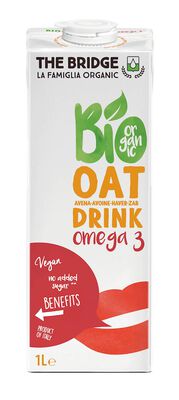 The Bridge Napój Owsiany Omega-3 Bez Dodatku Cukrów Bezglutenowy Bio 1 L [BIO]