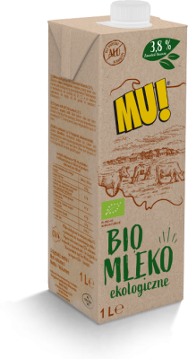 Mleko Mu! Uht (3,8 % Tłuszczu) Bio 1 L - Wart-Milk [BIO]