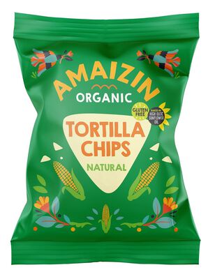 Amaizin Amaizin Chipsy Tortilla Kukurydziane Solone Bezglutenowe Bio 75 G[BIO] [BIO]