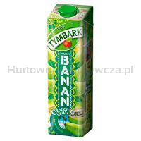 Tymbark Napój Owoce Świata Wieloowocowy Zielony Banan 1 L