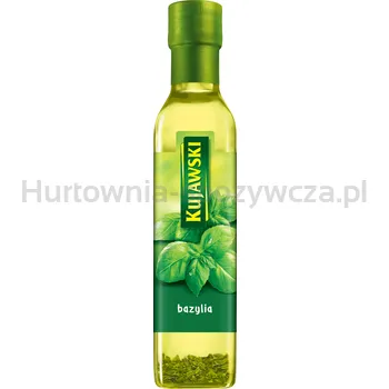 Kujawski Olej rzepakowy z pierwszego tłoczenia z bazylią 0,25 l