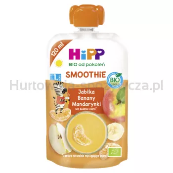 HiPP SMOOTHIE Jabłka-Banany-Mandarynki BIO 120 ml