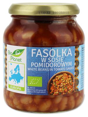 Fasolka W Sosie Pomidorowym Bio 360 G - Bio Planet [BIO]