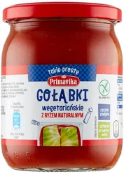 Gołąbki wegetariańskie z ryżem naturalnym BEZGL 480 g