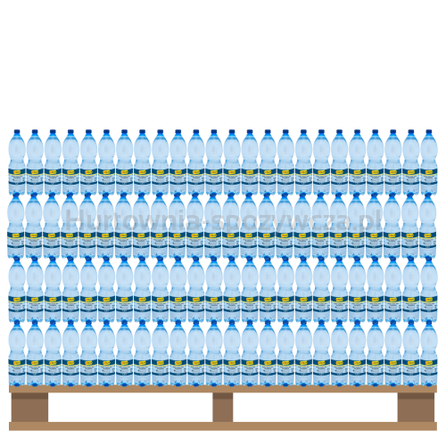 Woda Topseller źródlana gazowana 1,5 Lx504 szt.(Paleta)