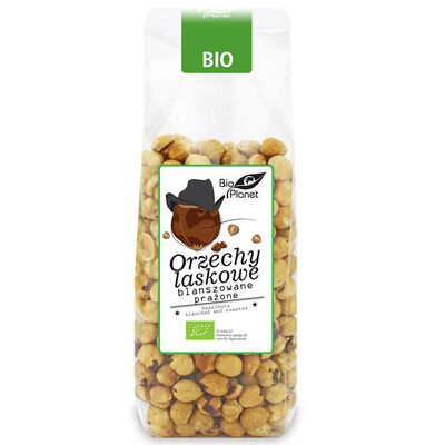 Bio Planet Orzechy Laskowe Blanszowane Prażone Bio 350 G [BIO]