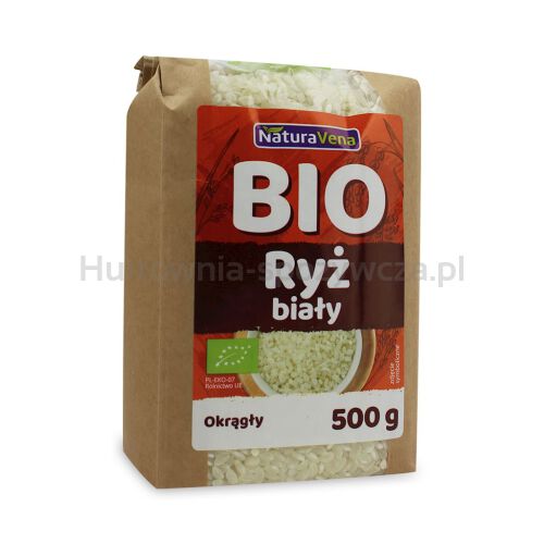 Ryż Biały Okrągły Bio 500 G - Naturavena [BIO]