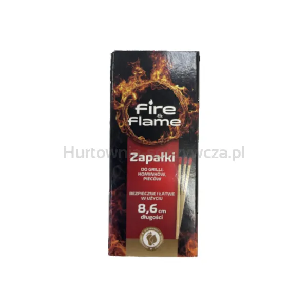 Fire&AmpFlame Zapałki Do Grilli, Kominków, Pieców 8,6 Cm