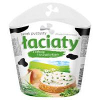 Łaciaty Serek Puszysty Z Cebulą I Szczypiorkiem 150G