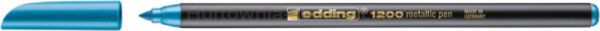 Edding Pisak z cienką końcówką e-12001-3mm, metaliczny niebieski 
