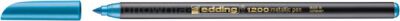 Edding Pisak z cienką końcówką e-12001-3mm, metaliczny niebieski 