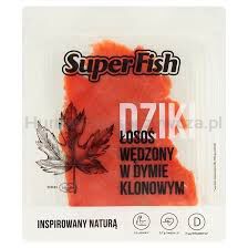 Superfish Łosoś Pacyficzny (Sockeye) Wędzony Na Zimno W Dymie Klonowym Plastry 100G