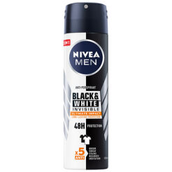 Antyperspirant Nivea Men Black&AmpWhite Invisible Ultimate Impact Spray 150Ml