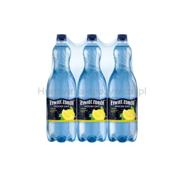 Woda Żywiec Zdrój Mocny Gaz i nuta Cytryny i Mięty 1,5l