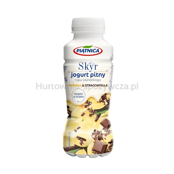 Jogurt pitny Skyr wanilia stracciatella Piątnica 330ml