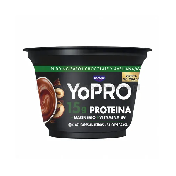 Danone Yopro pudding czekolada orzech laskowy 150g