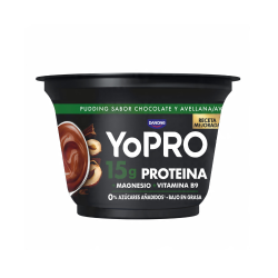Danone Yopro pudding czekolada orzech laskowy 150g