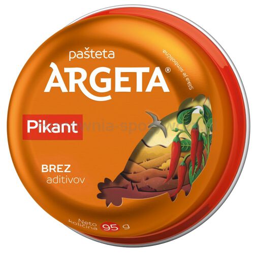 Pasta Z Kurczaka Pikantna Bezglutenowa 95 G - Argeta [BIO]