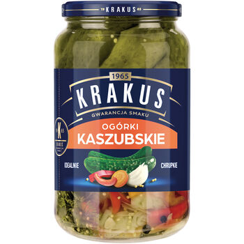 Krakus Ogórki Konserwowe Kaszubskie 870 G