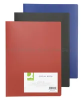 Teczka ofertowa Q-CONNECT, PP, A4, 380mikr., 20 koszulek, czarna - 2
