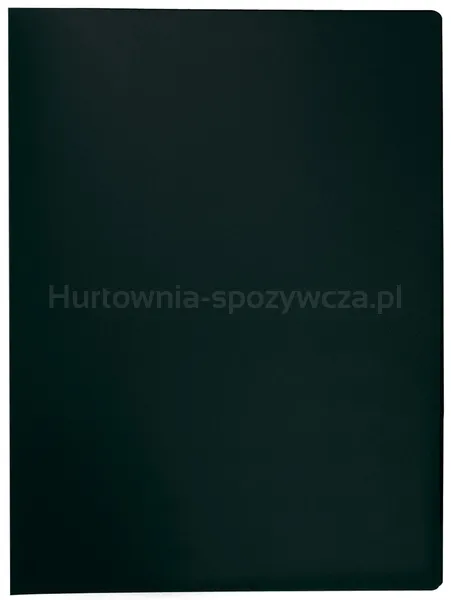Teczka ofertowa Q-CONNECT, PP, A4, 380mikr., 20 koszulek, czarna