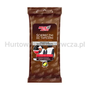 Nasączone Ściereczki Do Tapicerki 24Szt Moje Auto