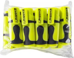 Edding Mini zakreślacz e-7/10 S  1-3mm, opak. 10 szt., neon żółty 