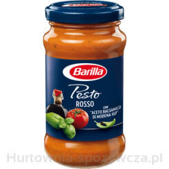 Barilla Pesto Rosso Gęsty Sos Do Makaronu Z Pomidorami Serem I Orzechami 200 G