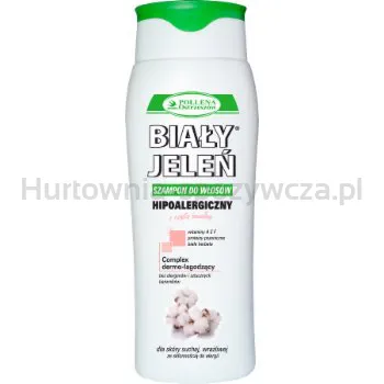 Biały Jeleń Szon Do Włosów Suchych Z Czystą Bawełną 300Ml