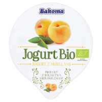 Bakoma Jogurt Bio 140G Morelowy