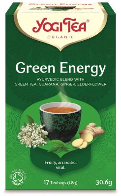 Herbata Zielona Energia (Green Energy) Bio (17 X 1,8 G) 30,6 G - Yogi Tea [BIO]