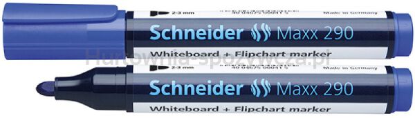 Schneider Marker do tablic Maxx 290, okrągły, 2-3mm, niebieski 