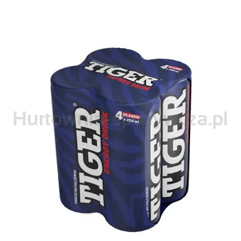 Tiger Energy Drink Gazowany Napój Energetyzujący 4 X 250 Ml