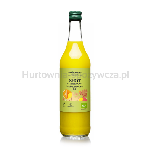 Shot Z Pomarańczy Z Kurkumą I Imbirem Rozgrzewający Bio 500 Ml - Delikatna [BIO]