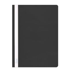 Donau Skoroszyt PVC, A4, twardy, 150/160mikr., czarny 