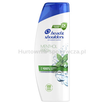 Head & Shoulders Szampon Przeciwłupieżowy Menthol Fresh Codzienny 500 ml