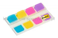 Post-It Zakładki indeksujące do archiwizacji (676-AYPV), PP, silne, 15,8x38,1mm, 4x10 szt., mix kolorów  - 2