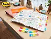 Post-It Zakładki indeksujące do archiwizacji (676-AYPV), PP, silne, 15,8x38,1mm, 4x10 szt., mix kolorów  - 3