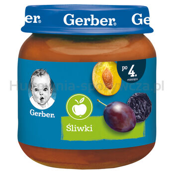 Gerber Śliwki Po 4 Miesiącu 125 G