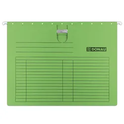 Donau Teczka Zawieszkowa Z Wąsem, A4, 230Gsm, Zielona 
