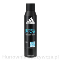 Adidas Ice Dive Dezodorant W Sprayu Dla Mężczyzn, 250 Ml