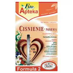 Malwa Fito Apteka Herbatka Ziołowa Ciśnienie Norma Suplement Diety 20X2G