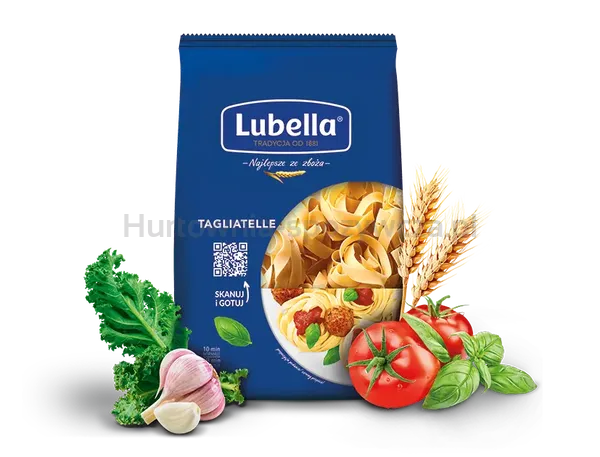 Lubella Makaron Gniazda Wstęgi 400g