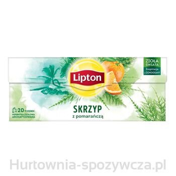 Herbata Ziołowa Lipton Skrzyp Z Pomarańczą 20 Torebek 20 G