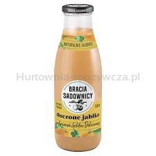 Bracia Sadownicy Sok Tłoczony 750 ml jabłko odmiana Golden Delicious