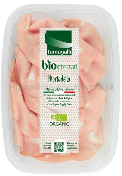 Mortadela w plastrach BIO 80 g